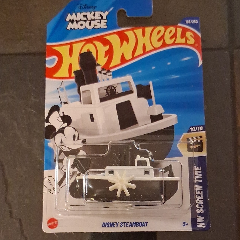 HOT WHEELS STEAMBOAT WILLIE